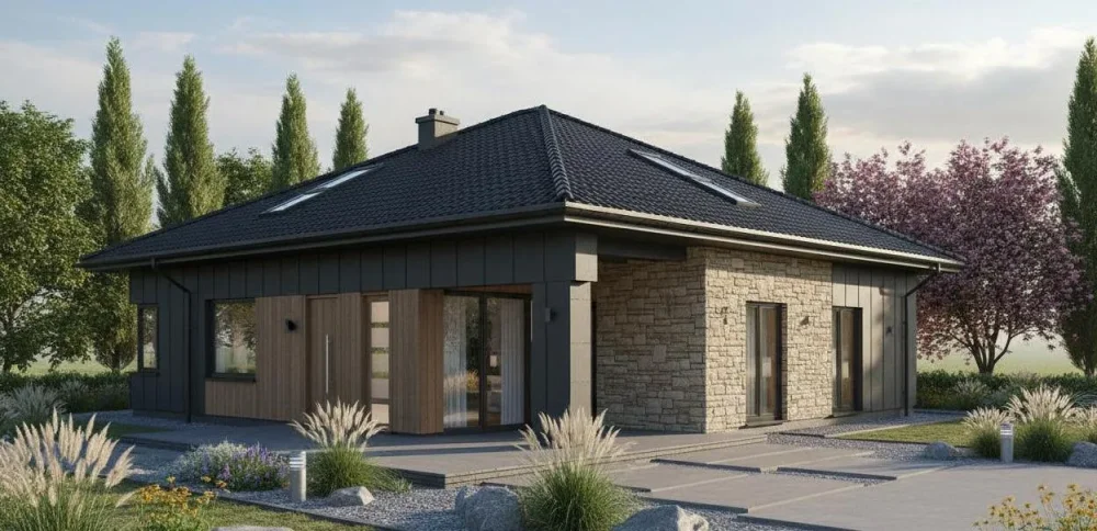 Проект Двухэтажный дом 14 на 16, 228 м2