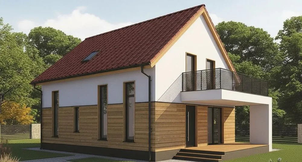 Проект Двухэтажный дом 9 на 14, 133 м2