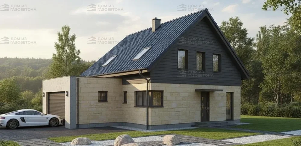 Проект Двухэтажный дом, 198 м2