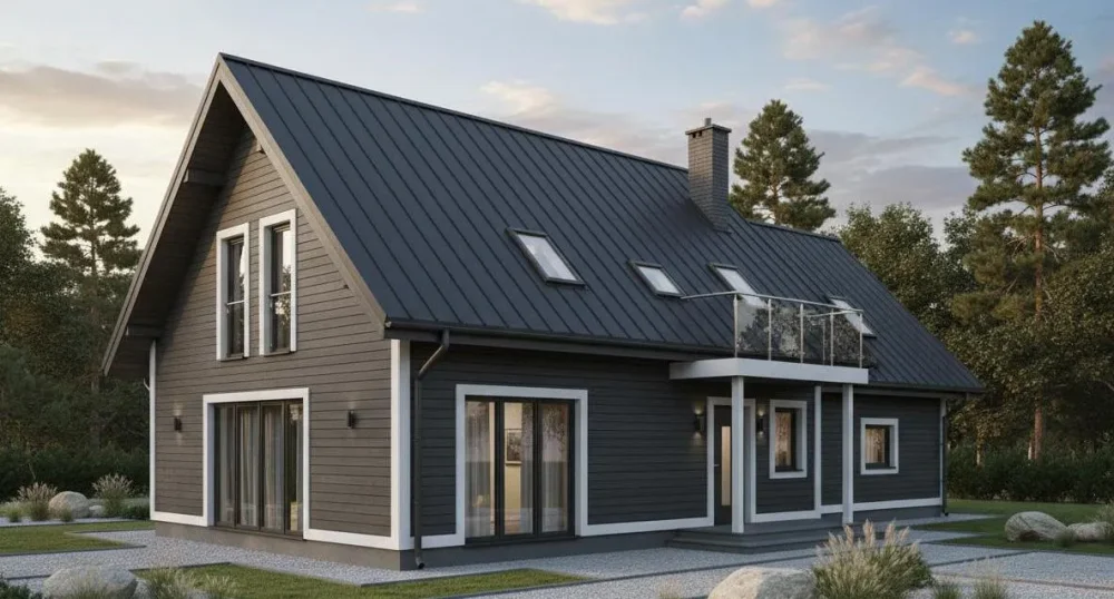 Проект Двухэтажный дом 18 на 11, 197 м2