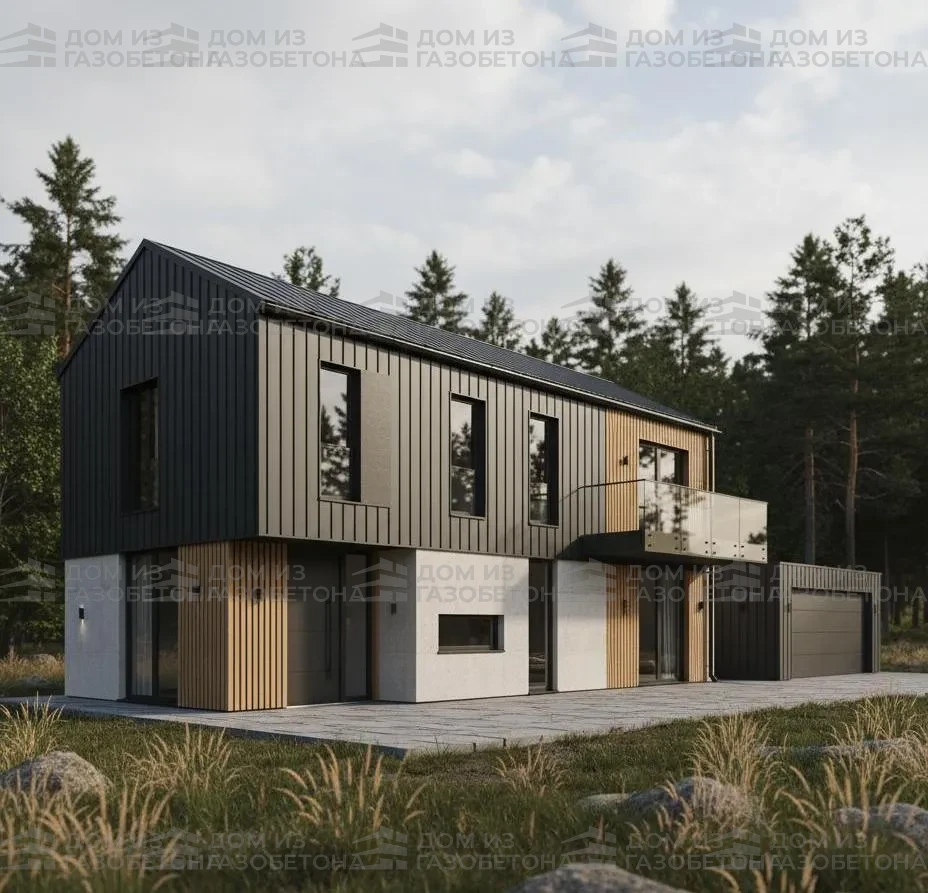 Проект Двухэтажный дом 10 на 14, 147 м2