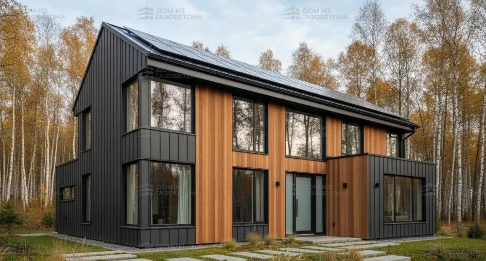 Проект Двухэтажный дом 16 на 11, 148 м2