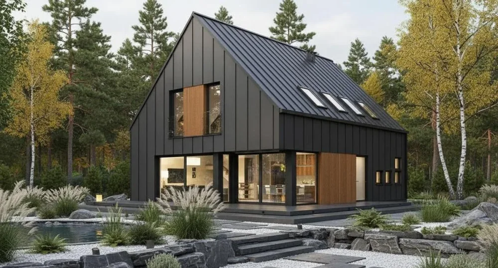 Проект Двухэтажный дом 14 на 12, 162 м2