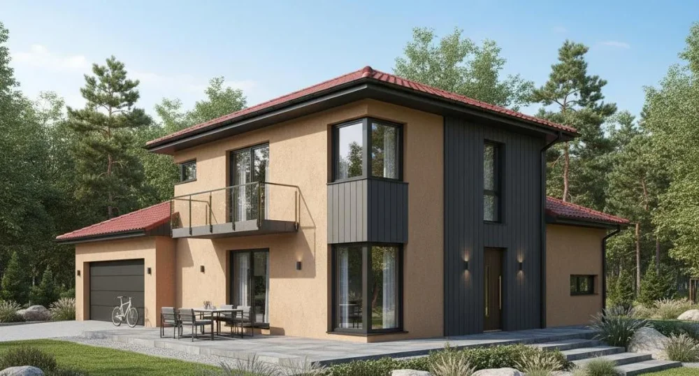 Проект Двухэтажный дом 14 на 13, 192 м2