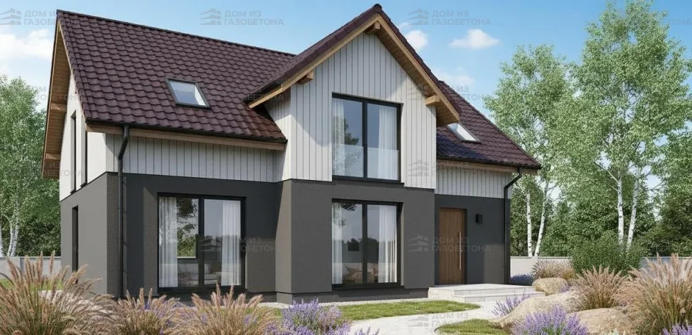 Проект Двухэтажный дом 9 на 14, 154 м2