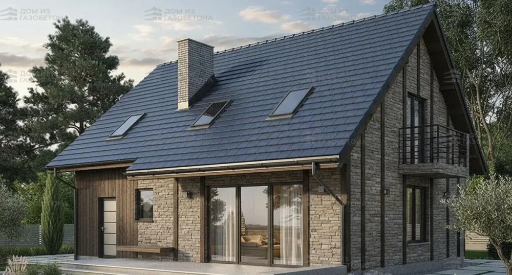 Проект Двухэтажный дом 11 на 10, 149 м2