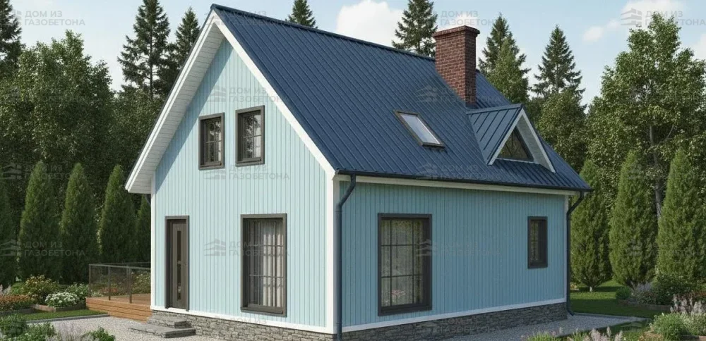 Проект Двухэтажный дом 11 на 9, 118 м2