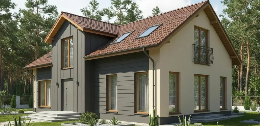 Проект Двухэтажный дом 18 на 9, 174 м2